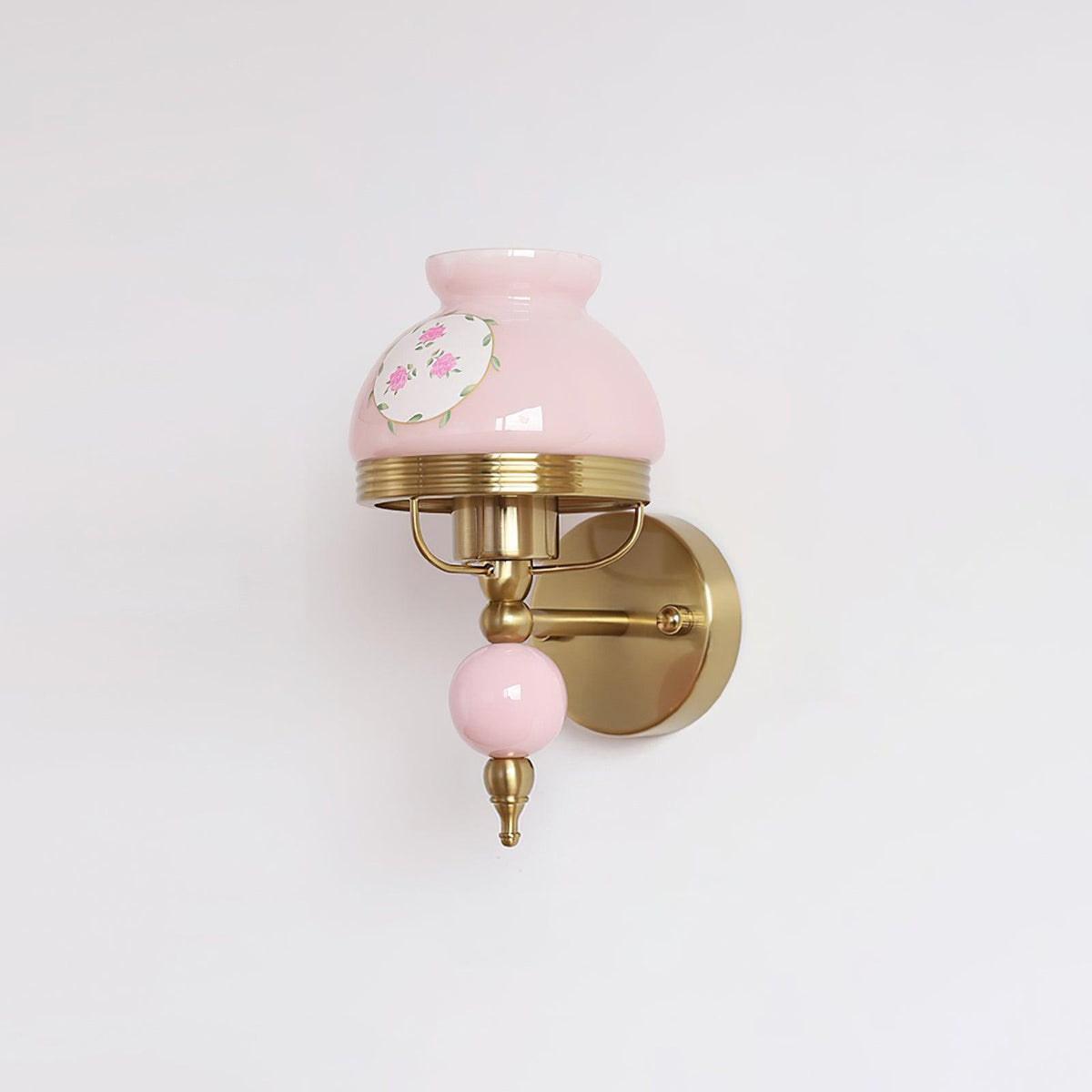 Evia Wall Lamp Glass and Light for Bedroom or Hallway Retro