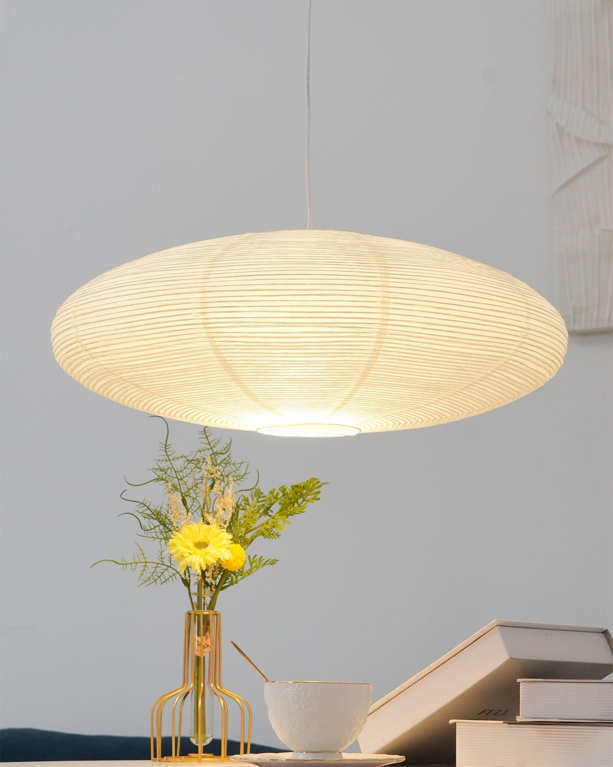 Piaiviella Pendant Lamp Paper for Living Room