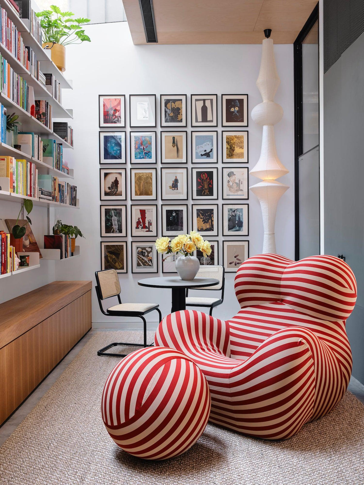 Lunirena Pendant Light Washi Paper E for Living Room