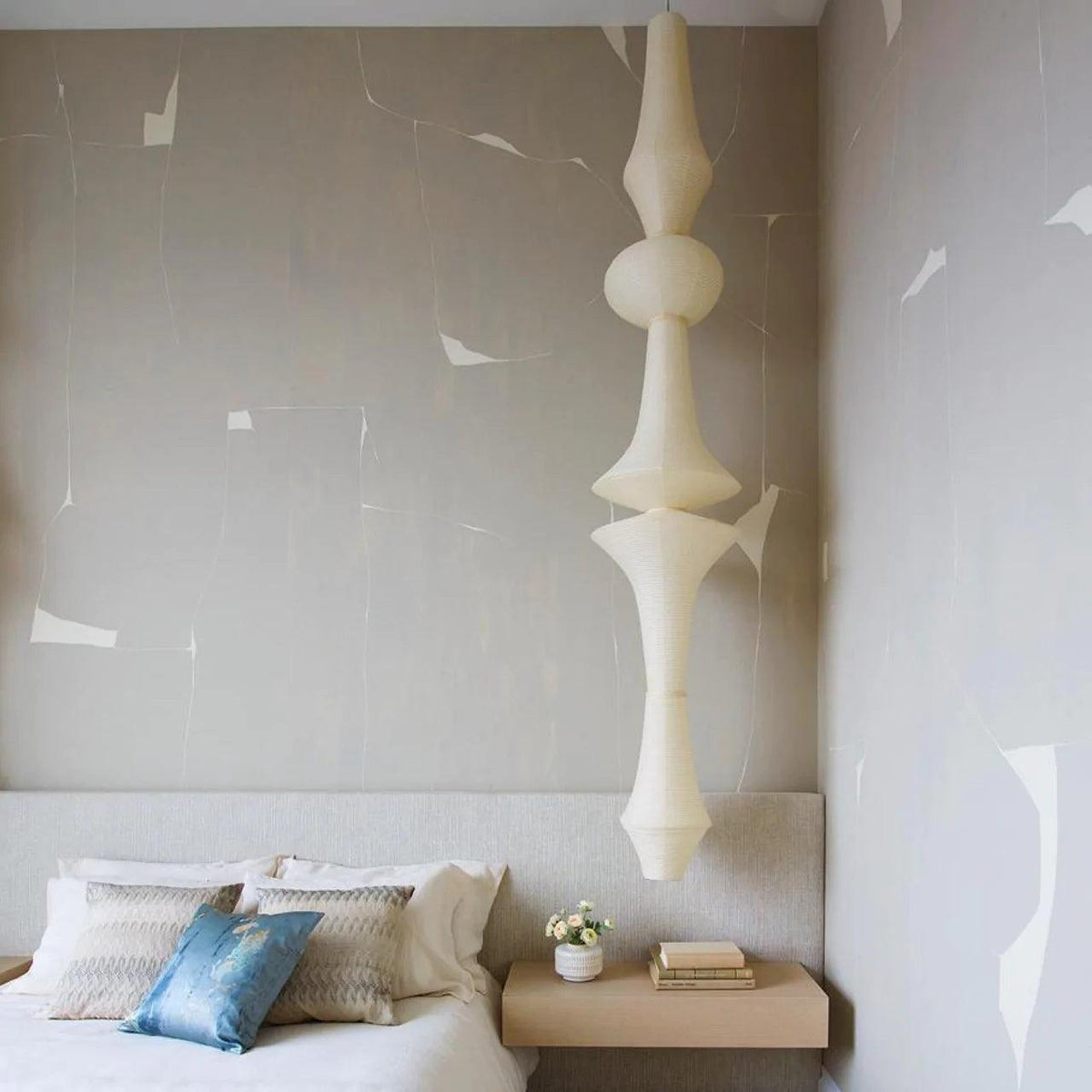 Lunirena Pendant Light Washi Paper E for Living Room