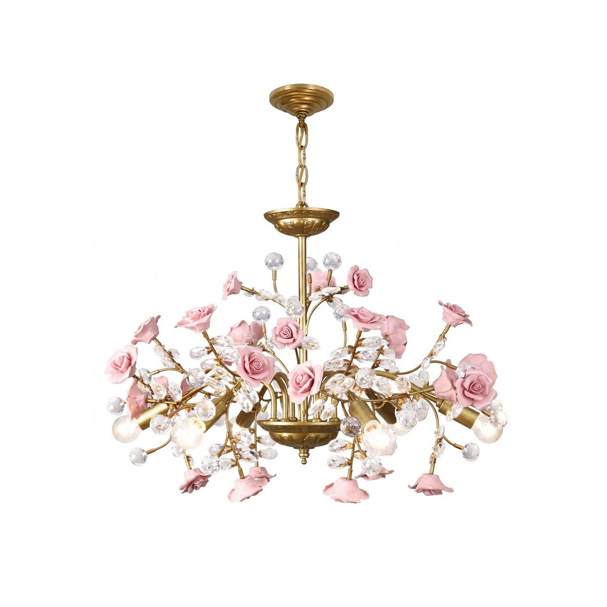 Rosé Amara Chandelier