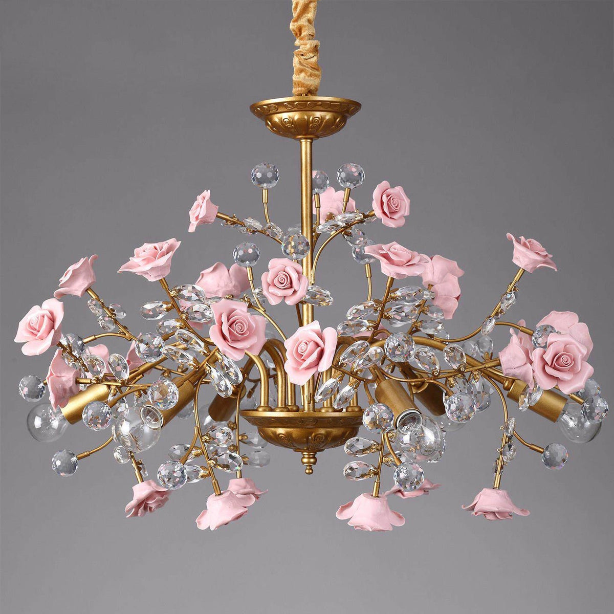 Rosé Amara Chandelier