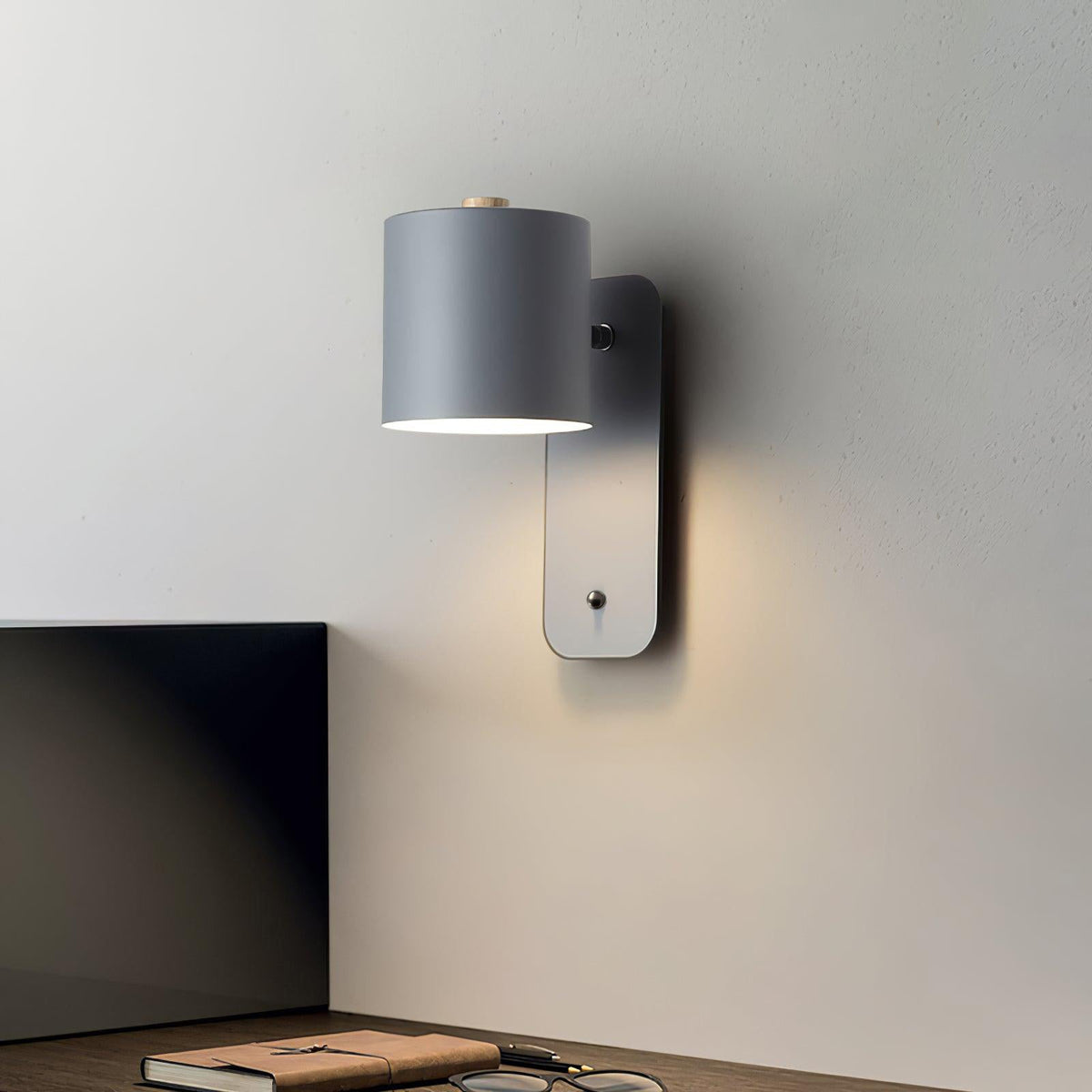 Solley Rotatable Cylinder Rechargeable Indoor Wall Light