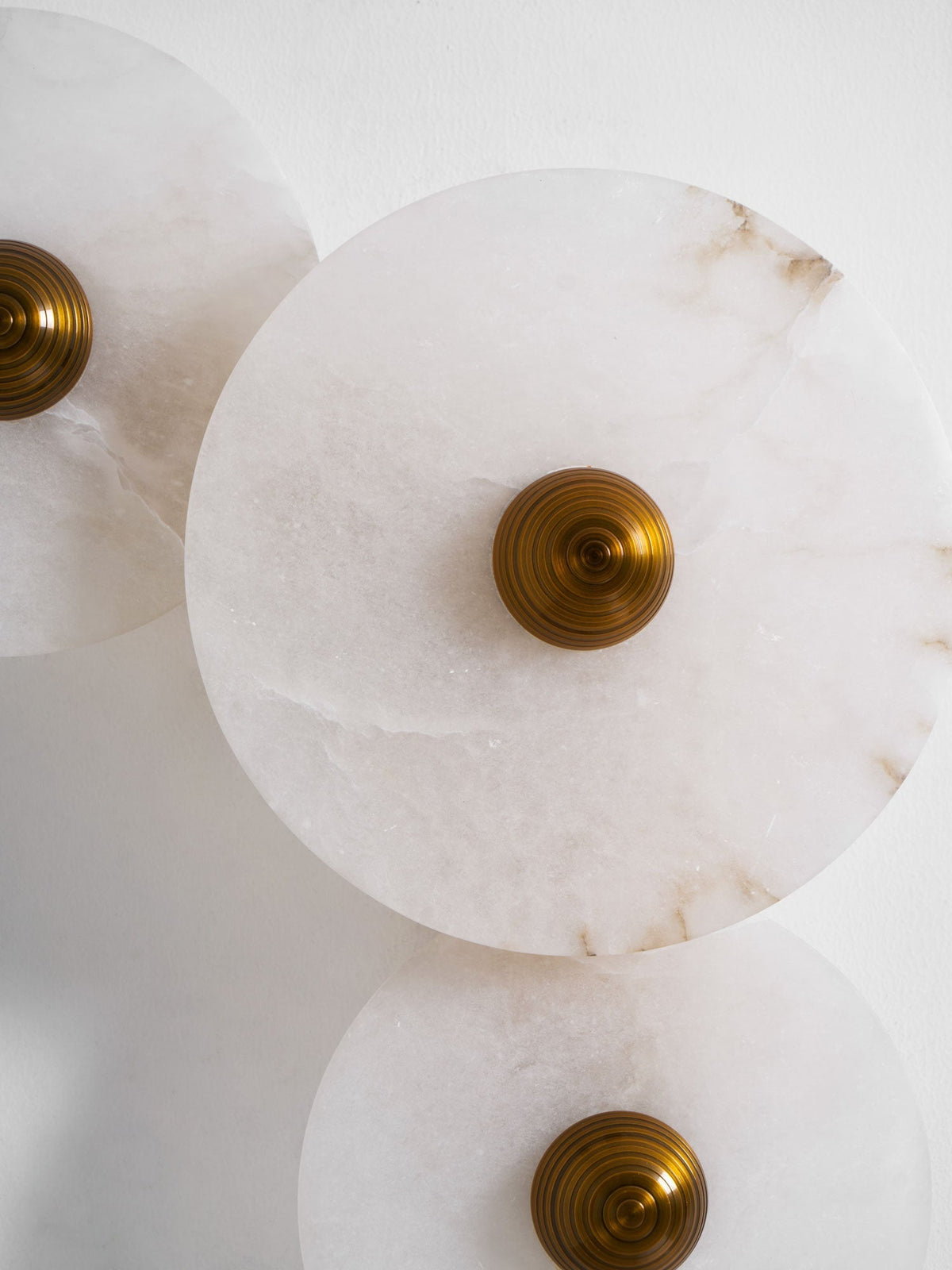 Albireria Minimalist Alabaster Ceiling Light