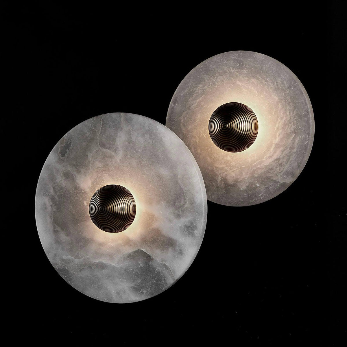 Zapupil Alabaster Combination Wall Lamp