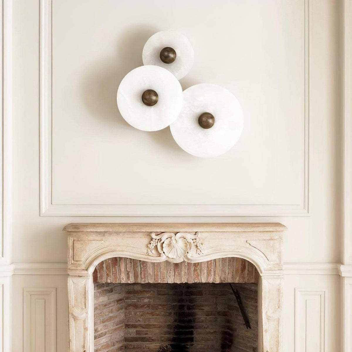 Zapupil Alabaster Combination Wall Lamp