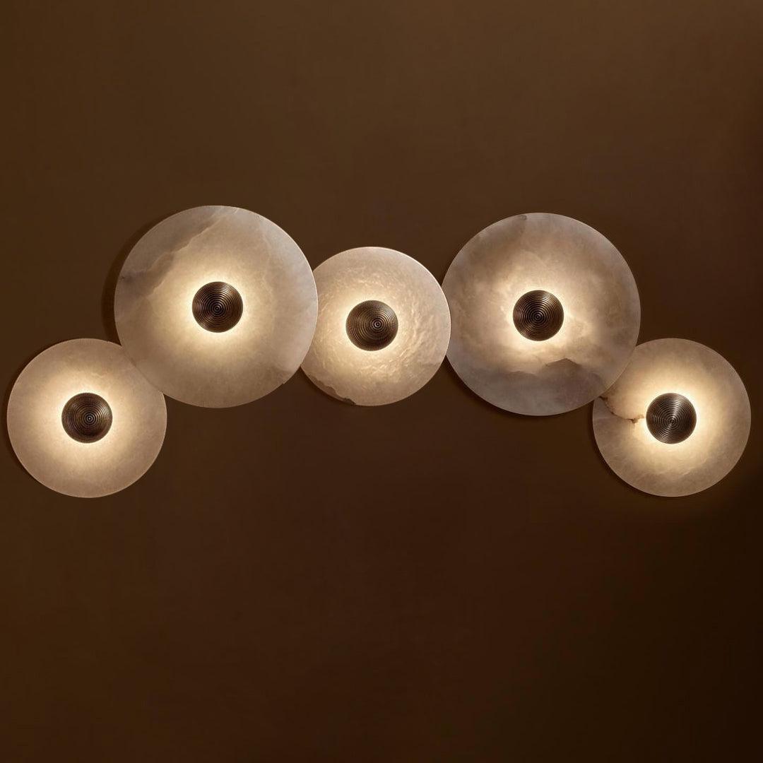 Zapupil Alabaster Combination Wall Lamp