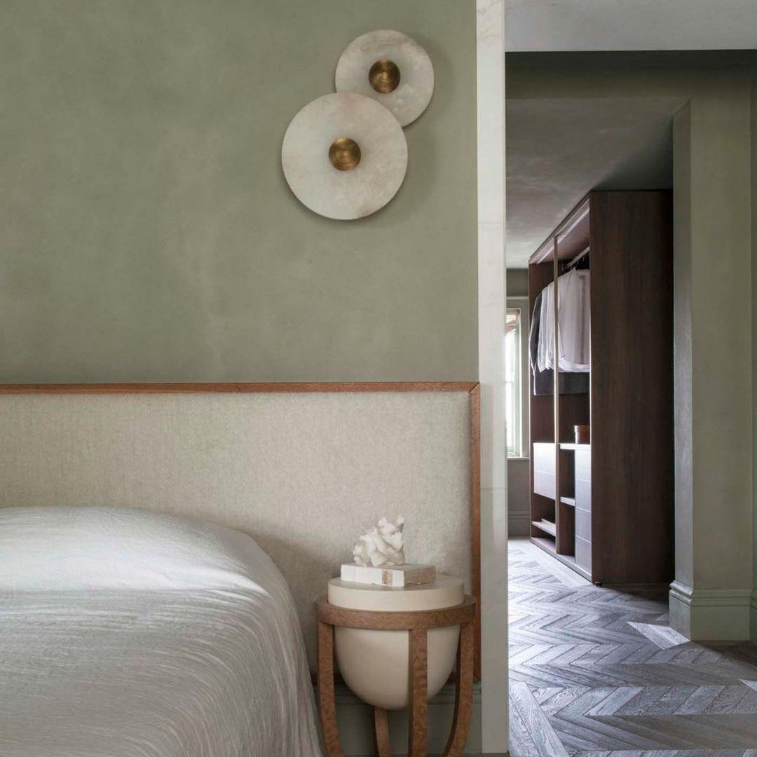 Zapupil Alabaster Combination Wall Lamp
