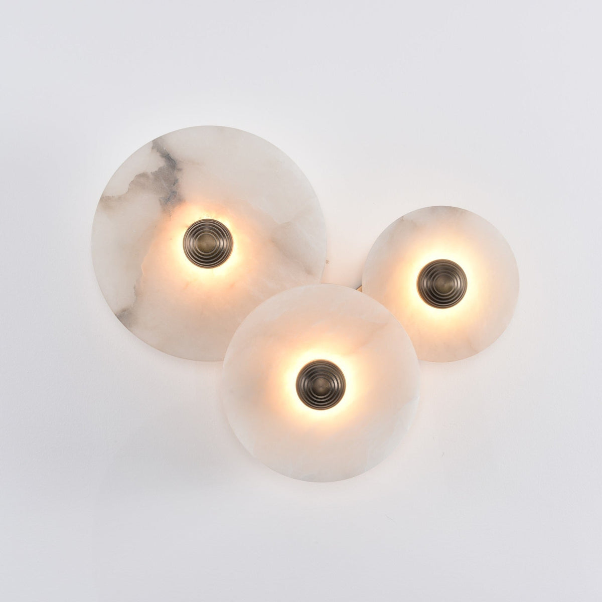 Albireria Minimalist Alabaster Ceiling Light