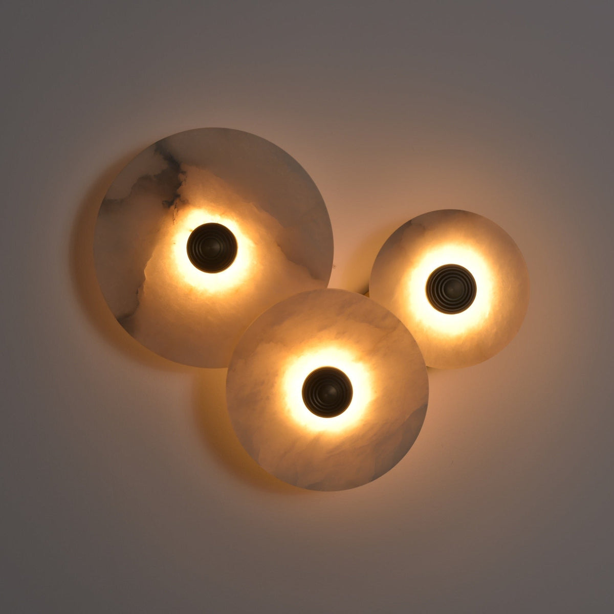 Albireria Minimalist Alabaster Ceiling Light