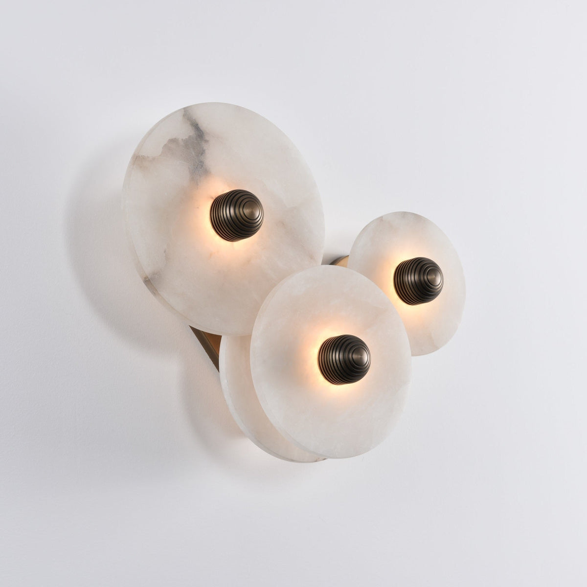 Albireria Minimalist Alabaster Ceiling Light