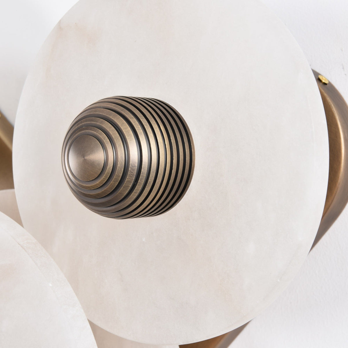 Albireria Minimalist Alabaster Ceiling Light