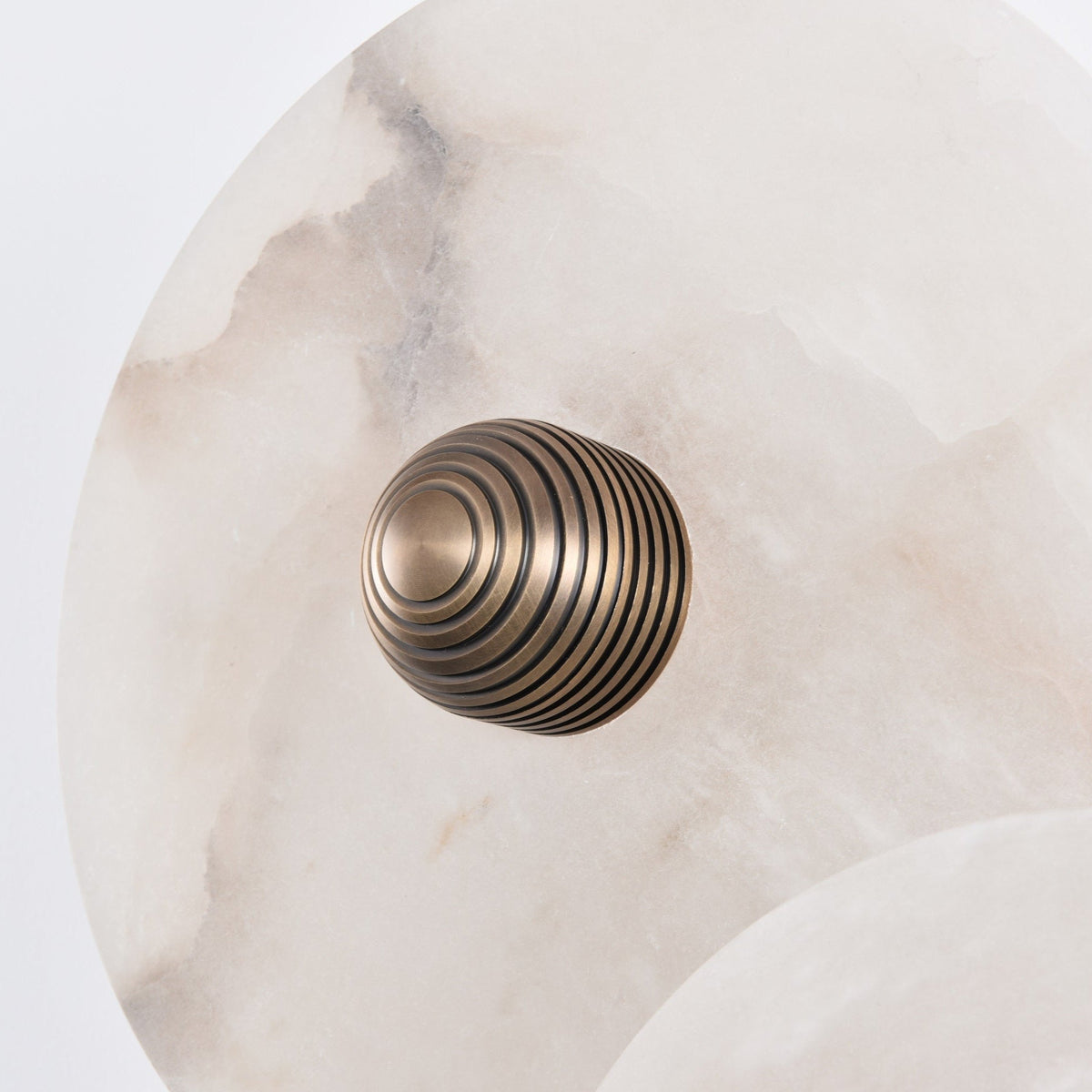 Albireria Minimalist Alabaster Ceiling Light