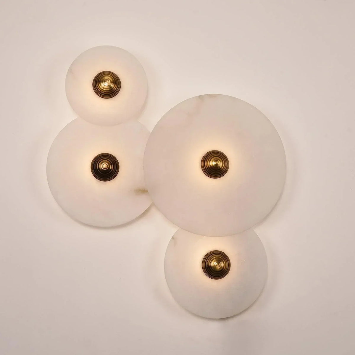 Slender Wall Lamp Alabaster Modern Minimalist