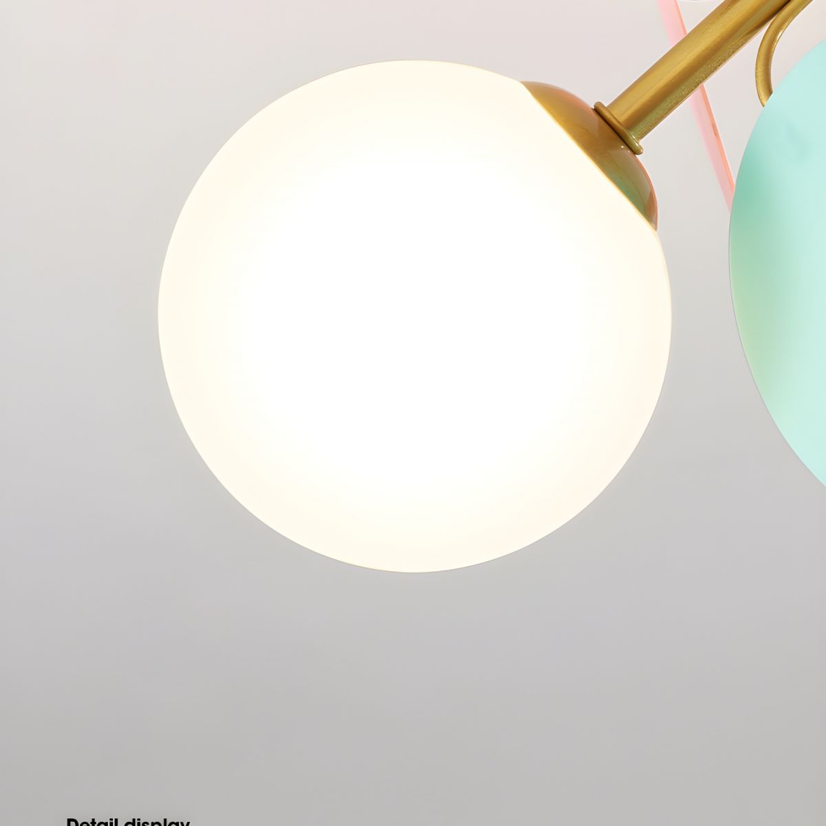 Renanina Ceiling Lamp Round Macaron with Pastel Colors
