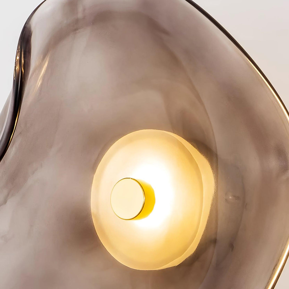 Kira Amber Glass Wall Light