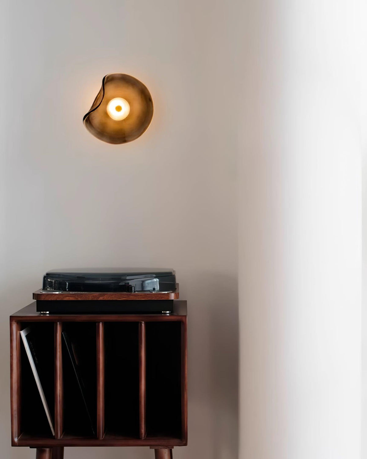 Kira Amber Glass Wall Light