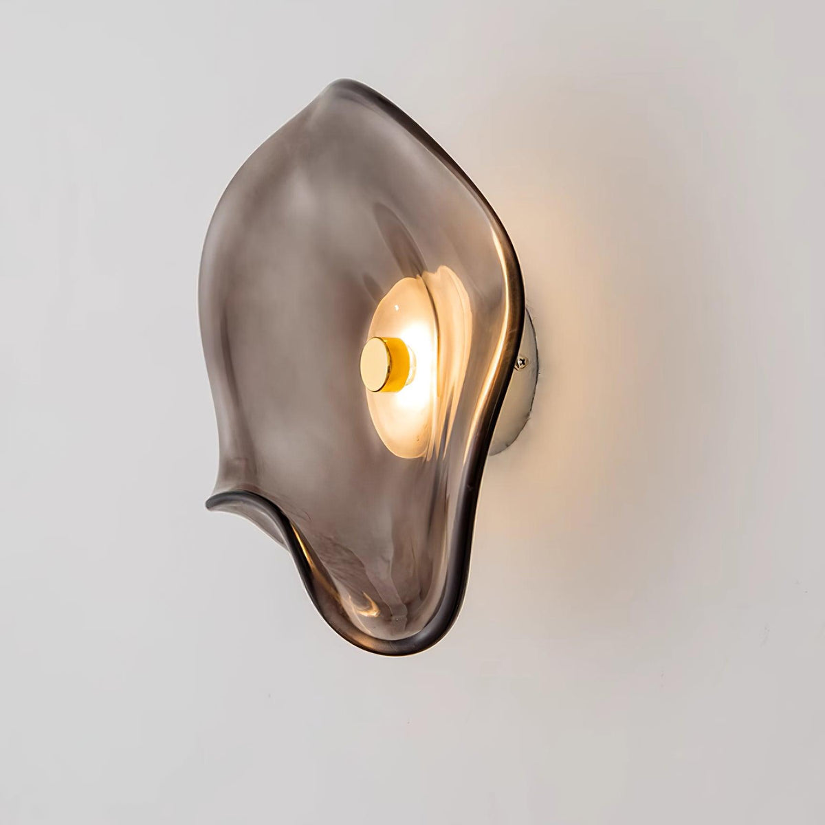 Kira Amber Glass Wall Light