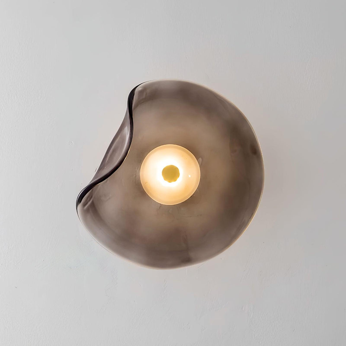 Kira Amber Glass Wall Light