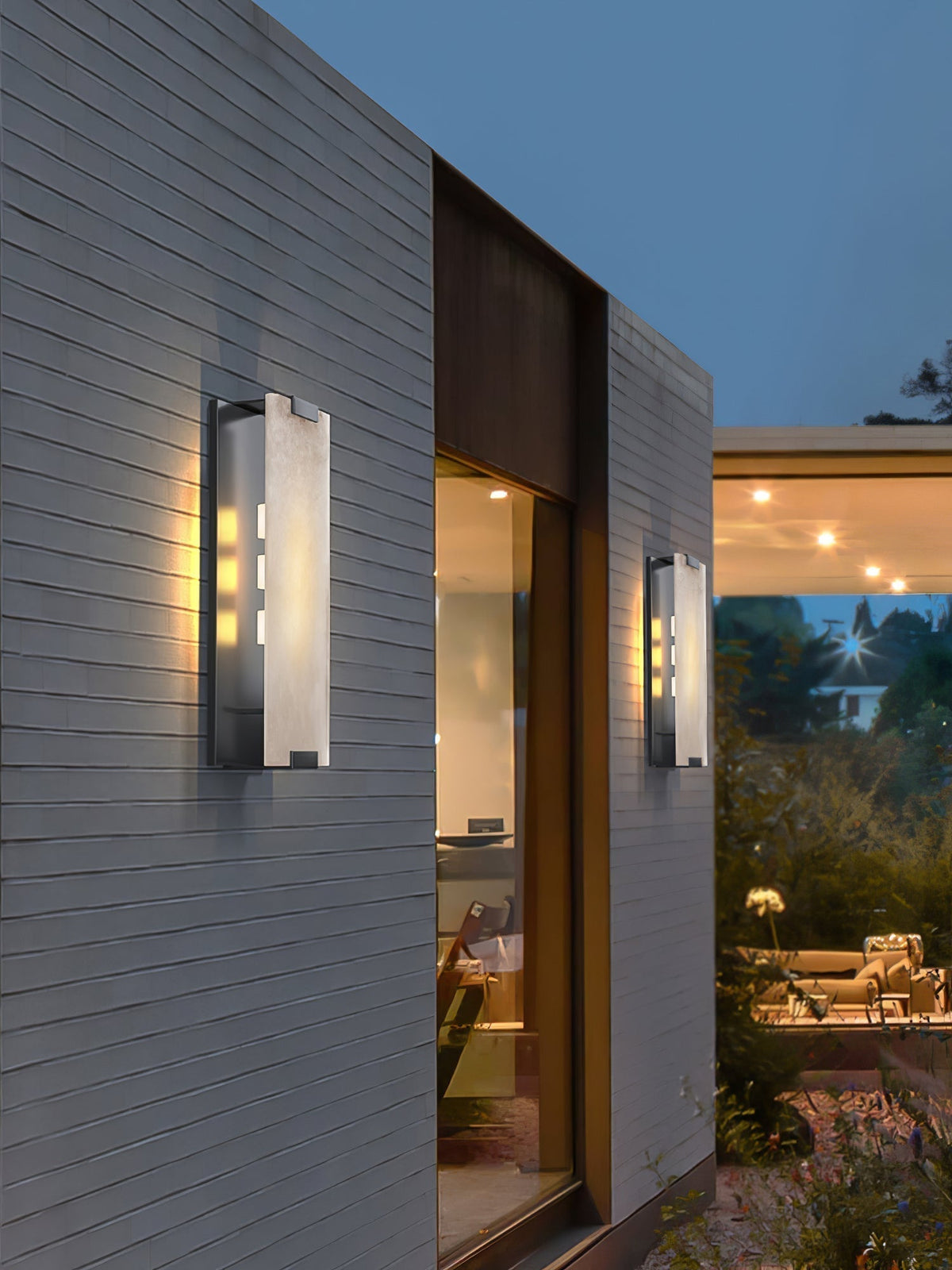 Velen Wall Lamp Alabaster Panel Glow