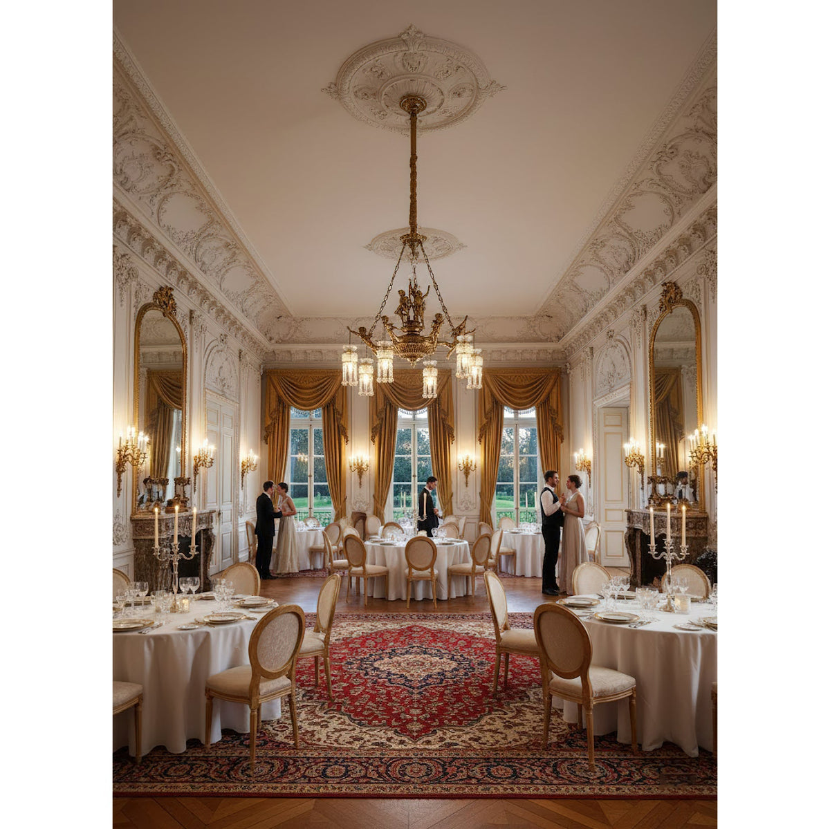 Solelora Ruth Brass Chandelier