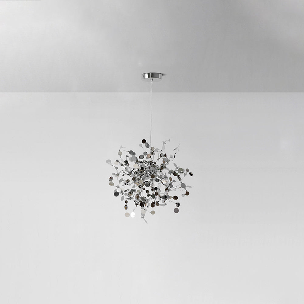 Tokumik Artsy Classy Cluster Fireworks Pendant Light, Stainless steel