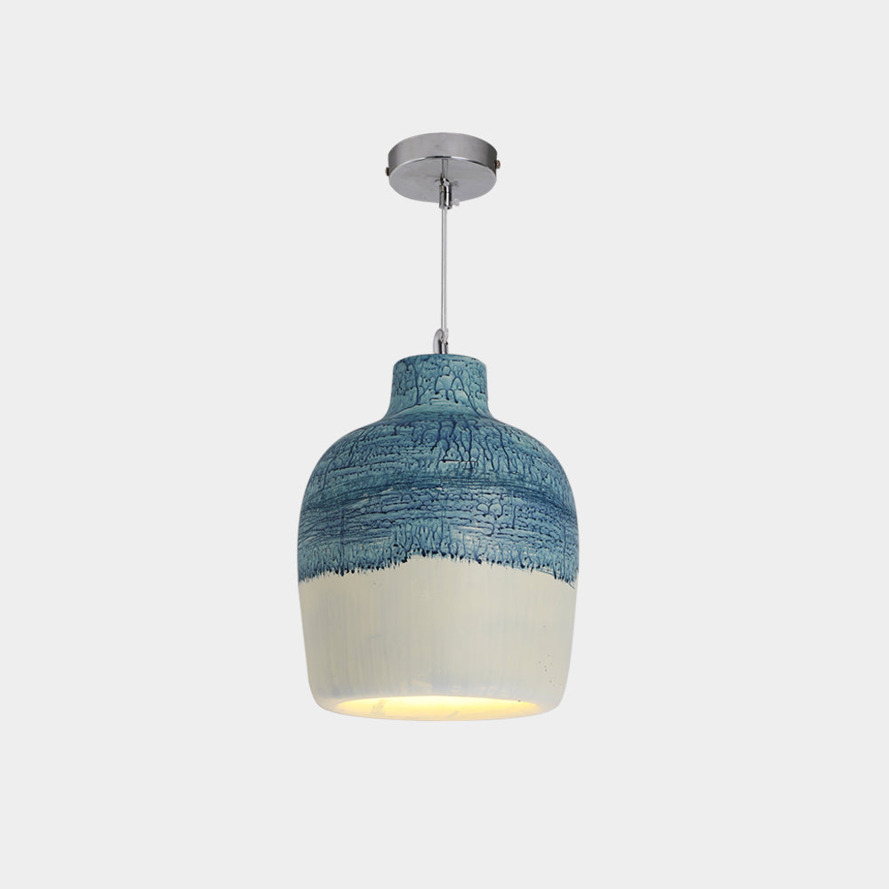 Rovosid Wabi Sabi Jar Shaped Resin Pendant Light, 4 Color