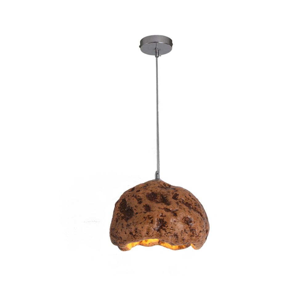 Vamurot Wabi Sabi Irregular Shape Resin Pendant Light, 3 Color