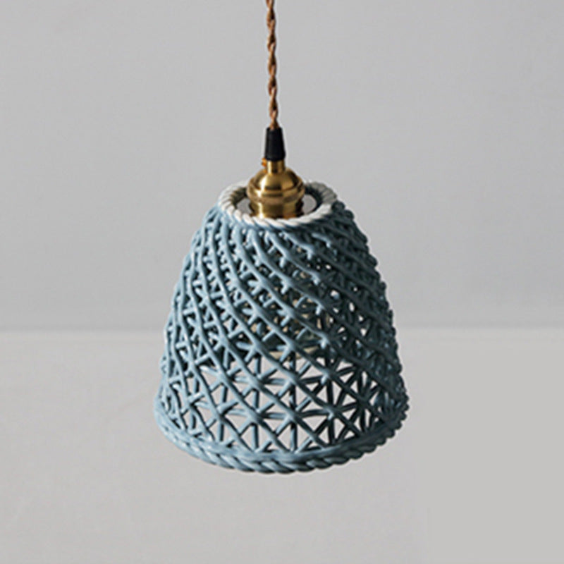 Desirata Modern LED Pendant Light Metal Blue White Bedroom/Kitchen