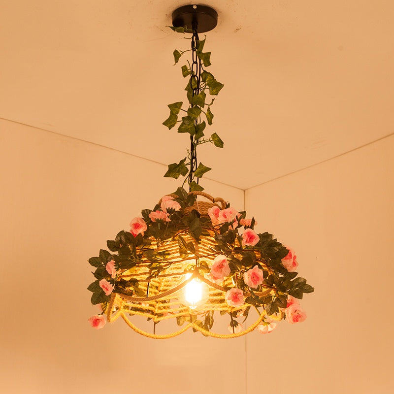 Gepodud Retro LED Pendant Light Restaurant Bedroom
