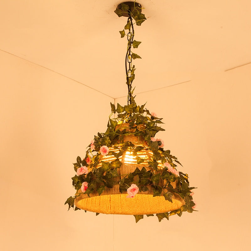Gepodud Retro LED Pendant Light Restaurant Bedroom