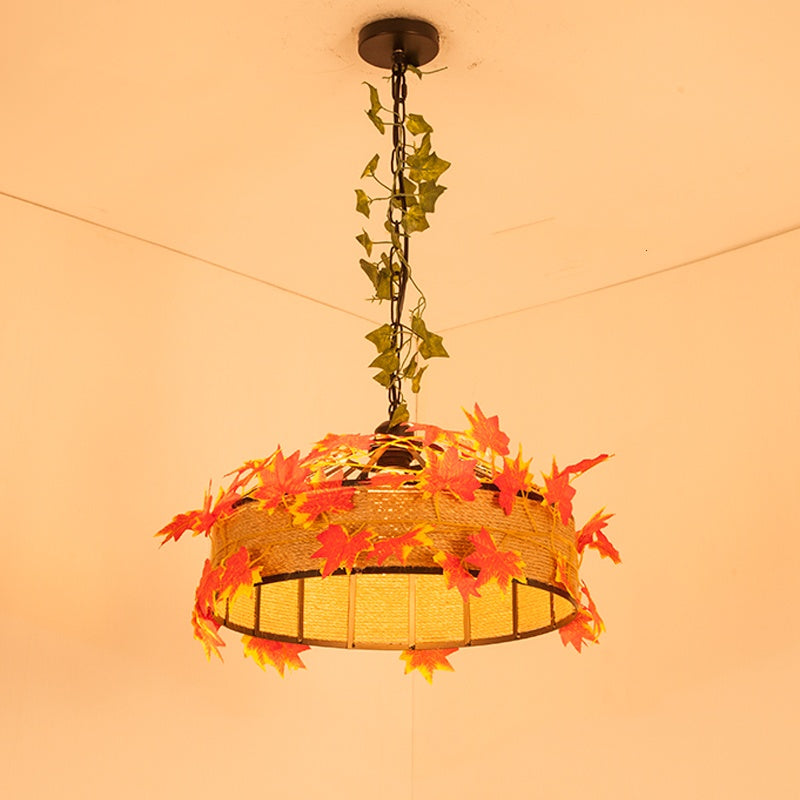 Gepodud Retro LED Pendant Light Restaurant Bedroom