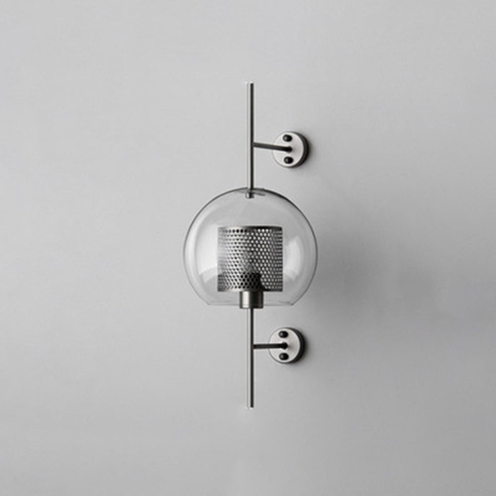 Seniq Industrial Classy Global Clear Glass Wall Lamp-Neutral Decor