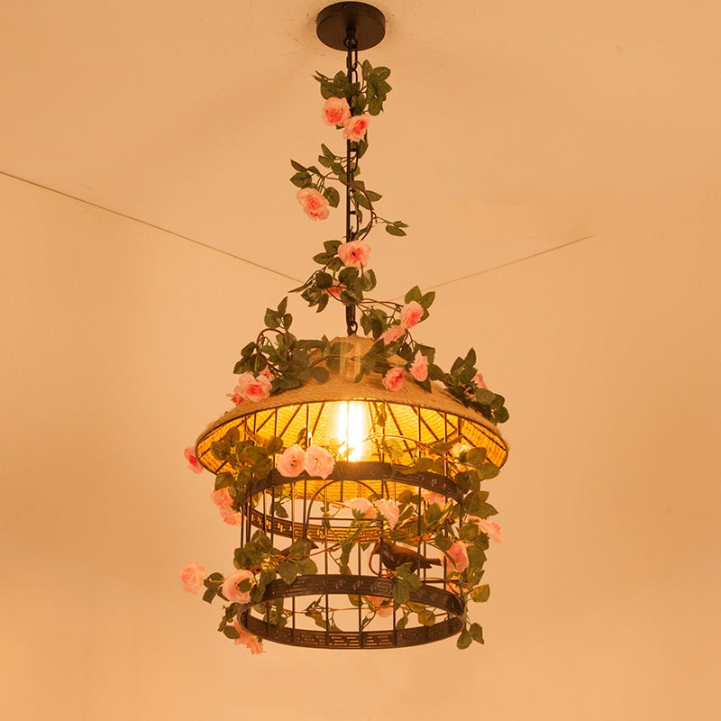 Gepodud Retro LED Pendant Light Restaurant Bedroom