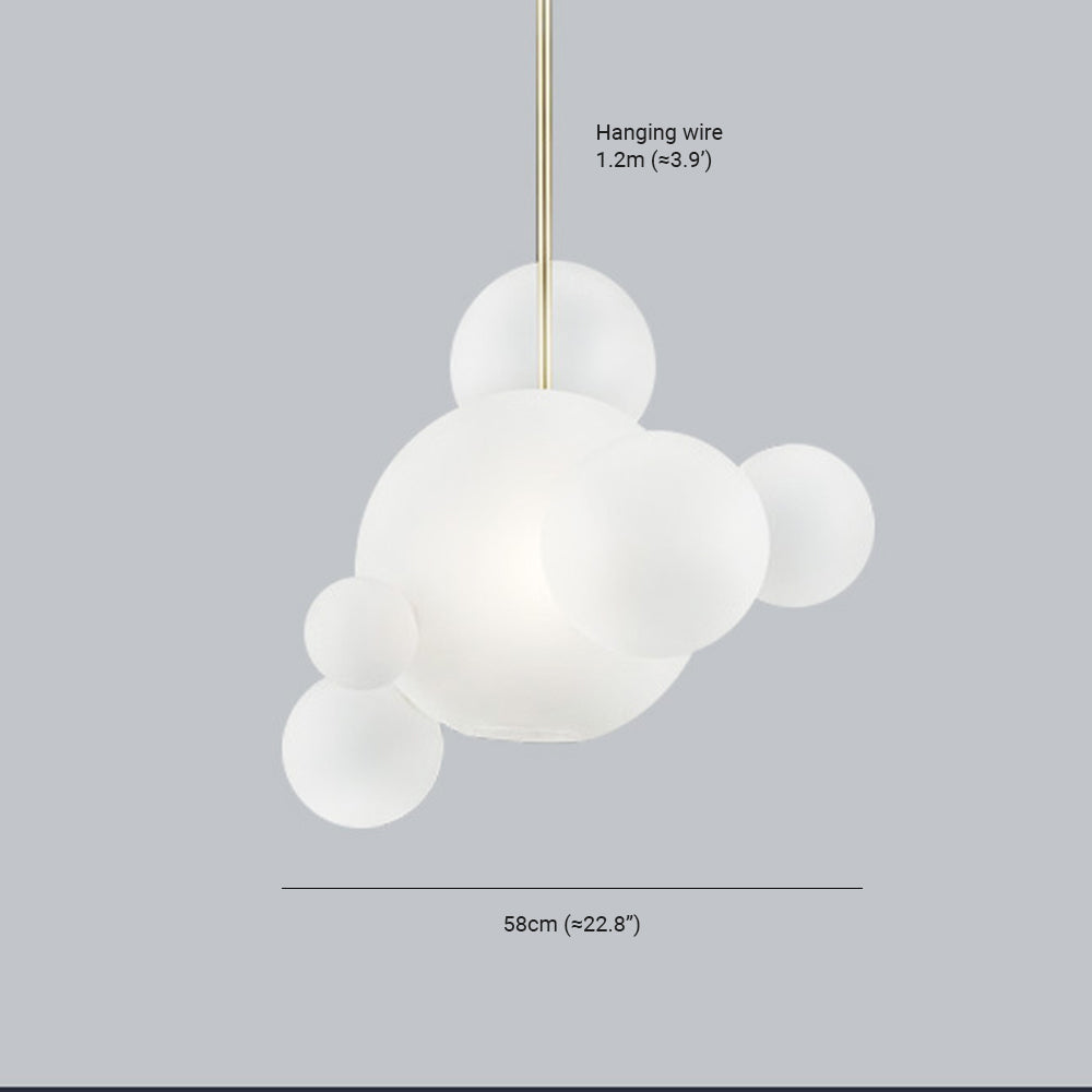 Tigitus Modern Bubble Cluster Pendant Light Gold