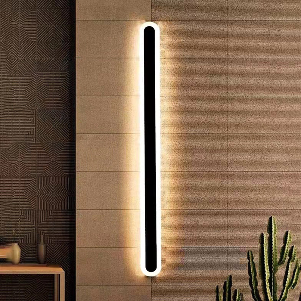 Rio Outdoor Wall Lamp Linear Oval-Neutral Decor