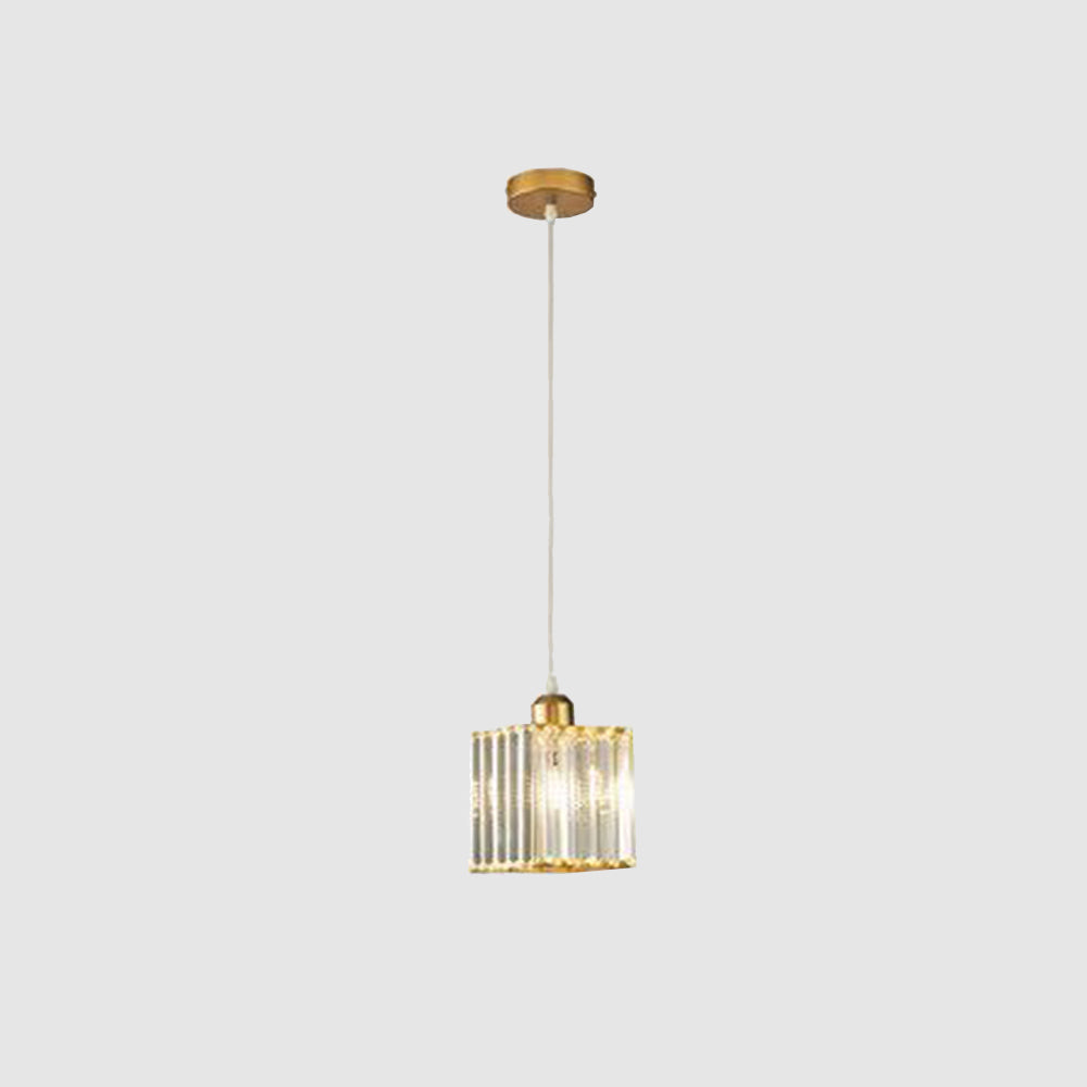 Maruvo Pendant Light Modern Cluster Cylinder Glass-Neutral Decor