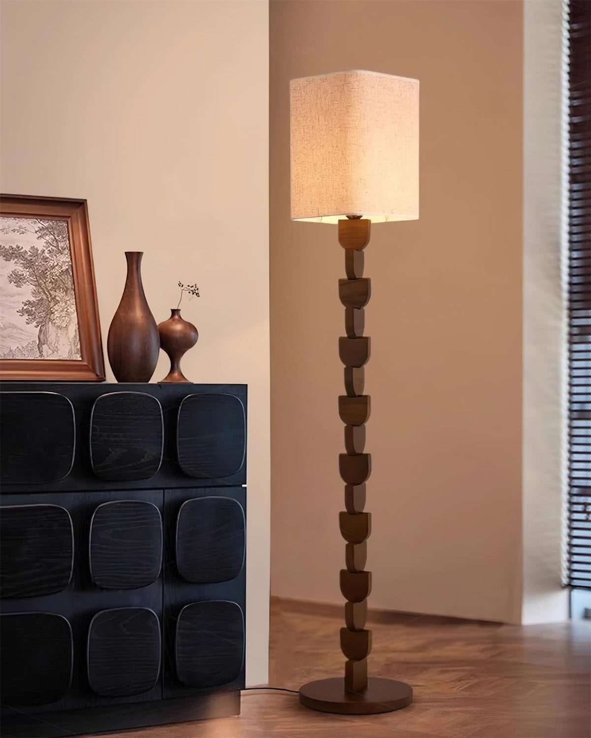 Rinoreria Wood Floor Lamp