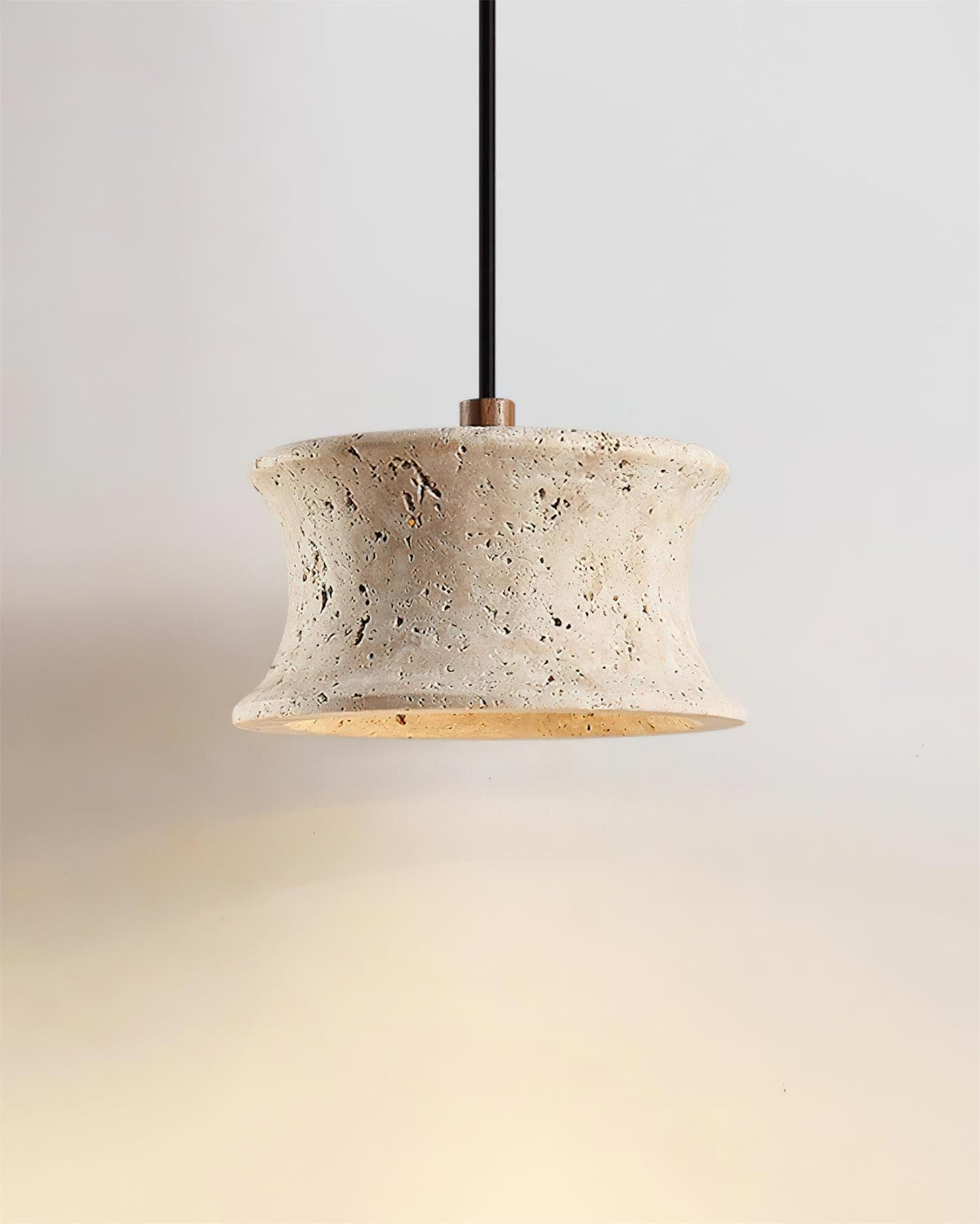 Noreria Pendant Lamp Travertine Sculptural