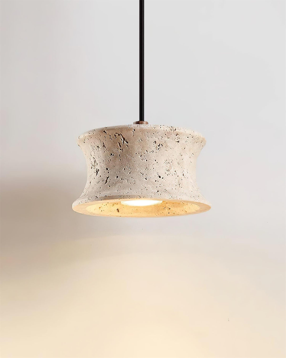 Noreria Pendant Lamp Travertine Sculptural