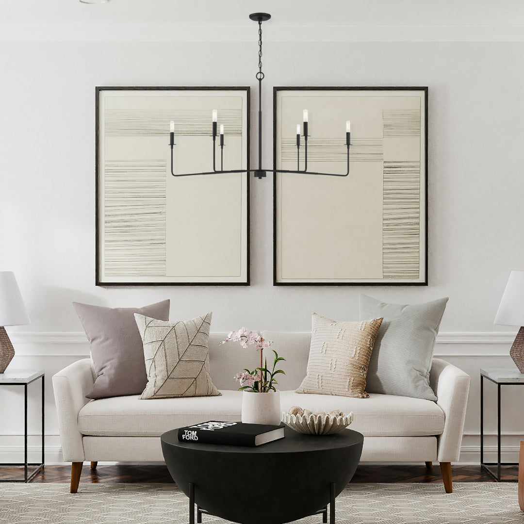 Blikuvyi Modern Industrial Minimalist Metal Chandelier