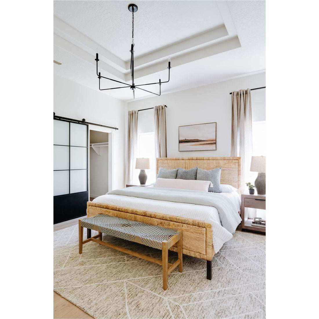 Blikuvyi Modern Industrial Minimalist Metal Chandelier