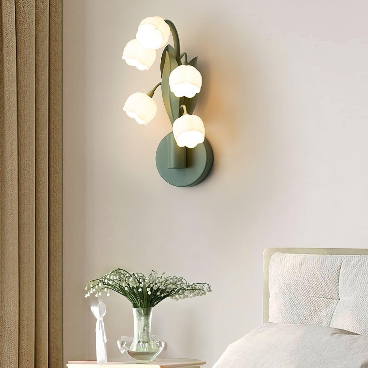 Didasos Natural Orchid Indoor Wall Lamp