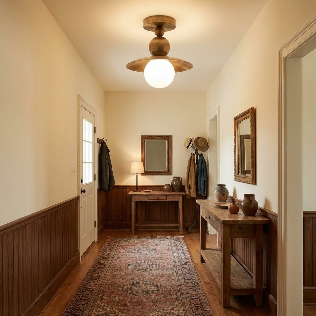 Rivuian Semi-Flush Mount Light