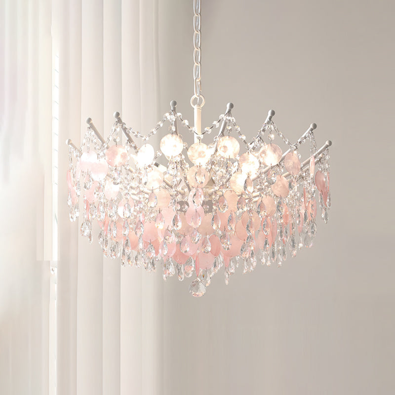 Avenorira Capiz Bead Chandelier