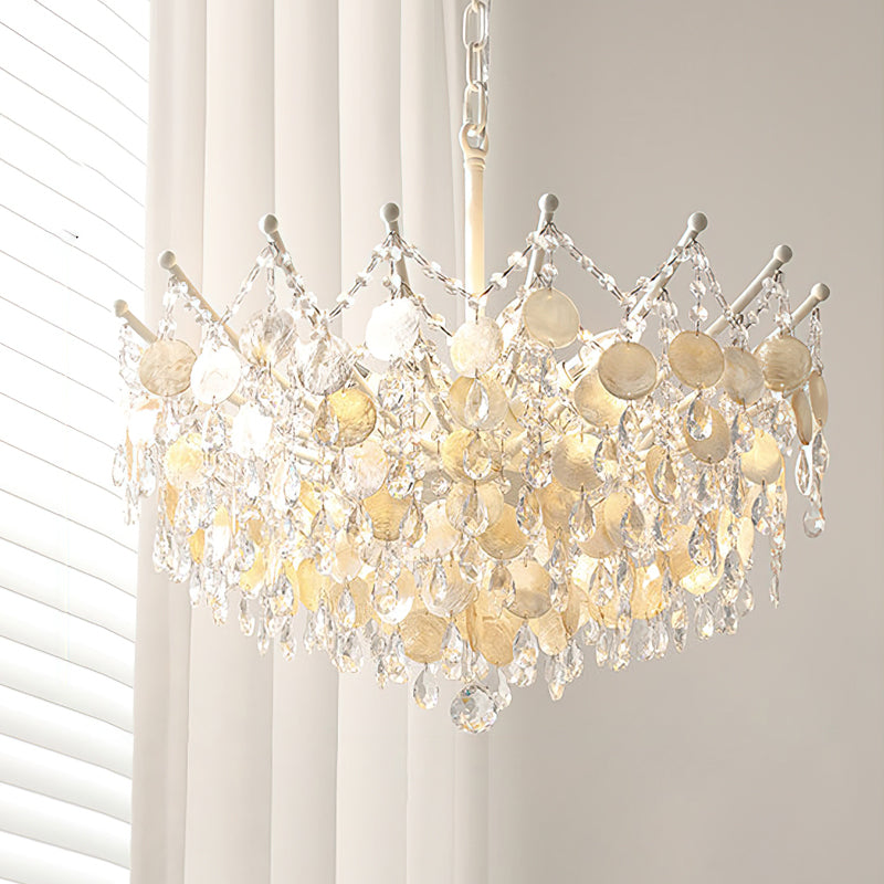 Avenorira Capiz Bead Chandelier