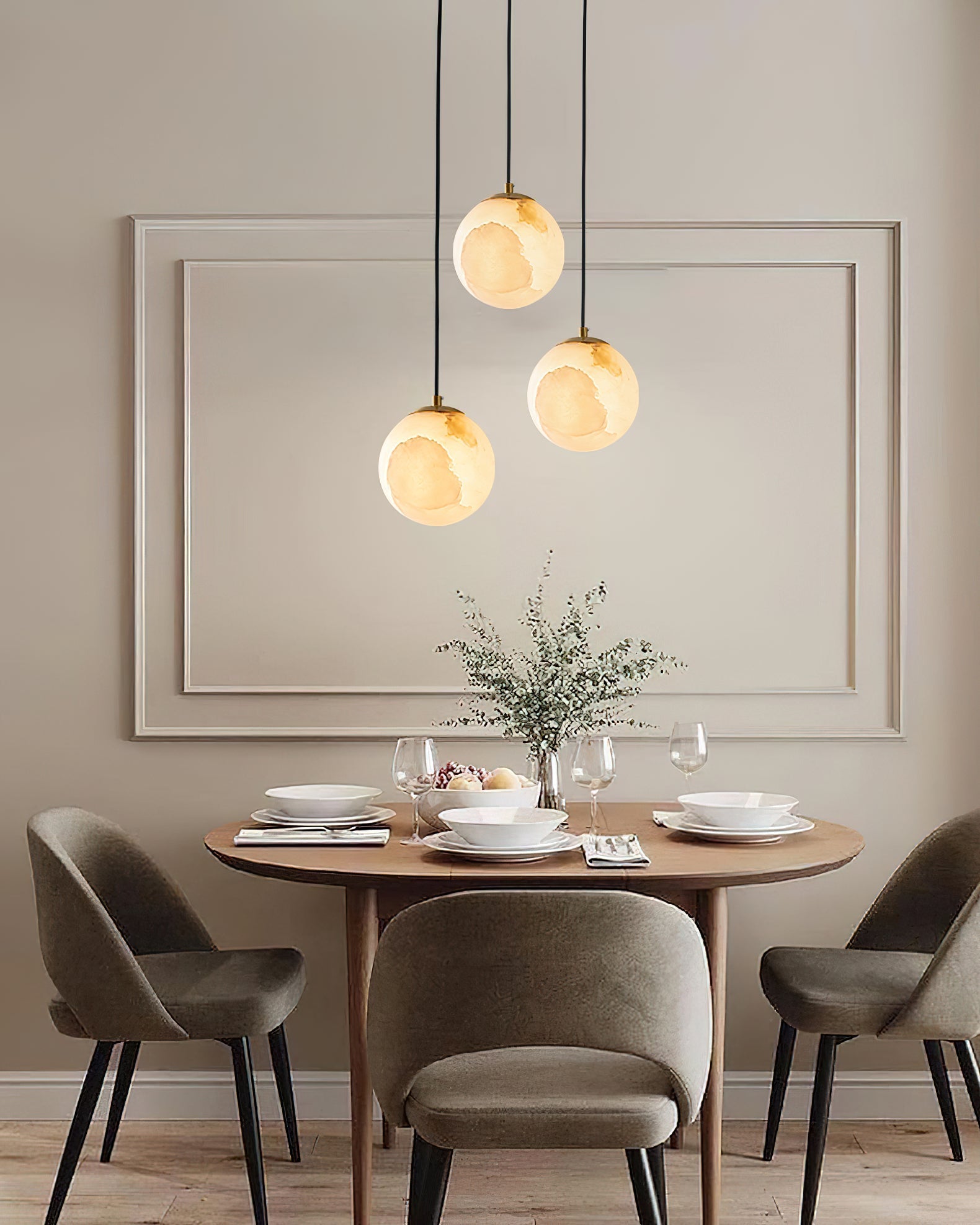 Uphaara Alabaster Pendant Light