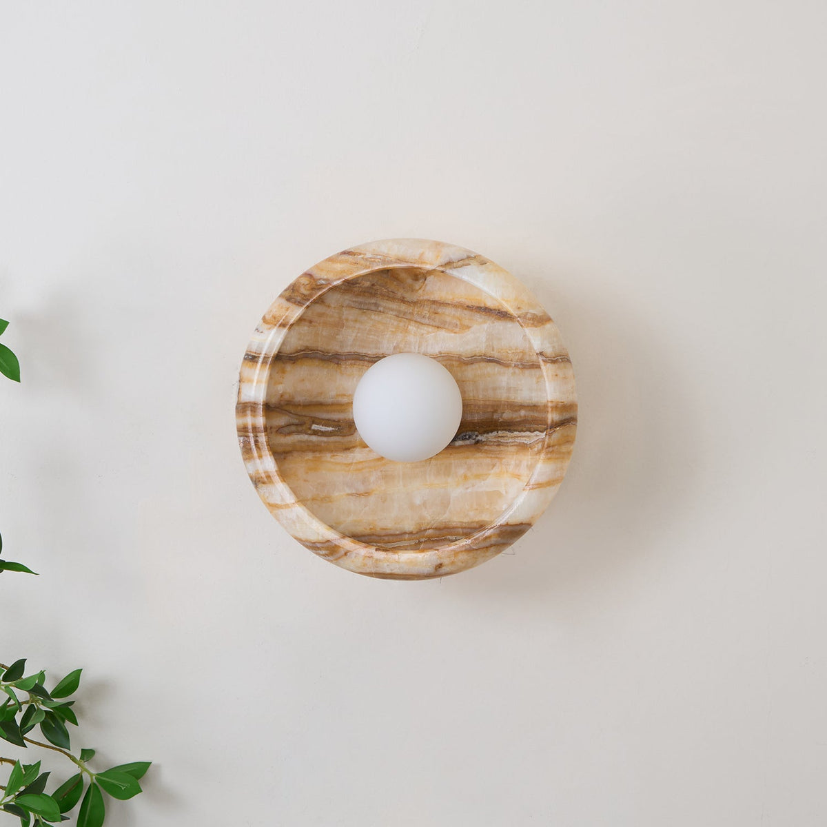 Onvix Natural Onyx Wall Light
