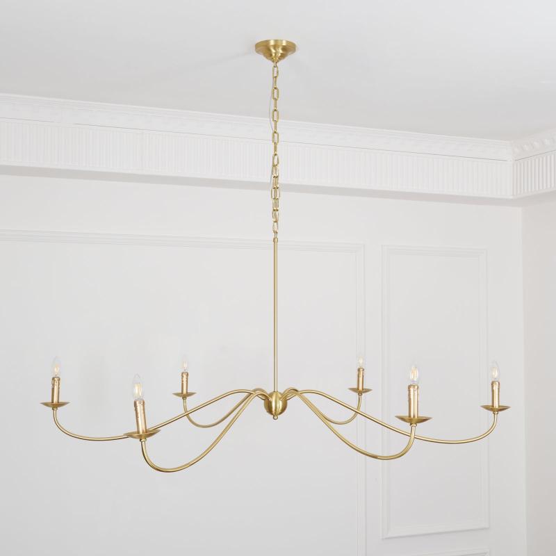 Zinodis Chandeliers Candle-style Farmhouse