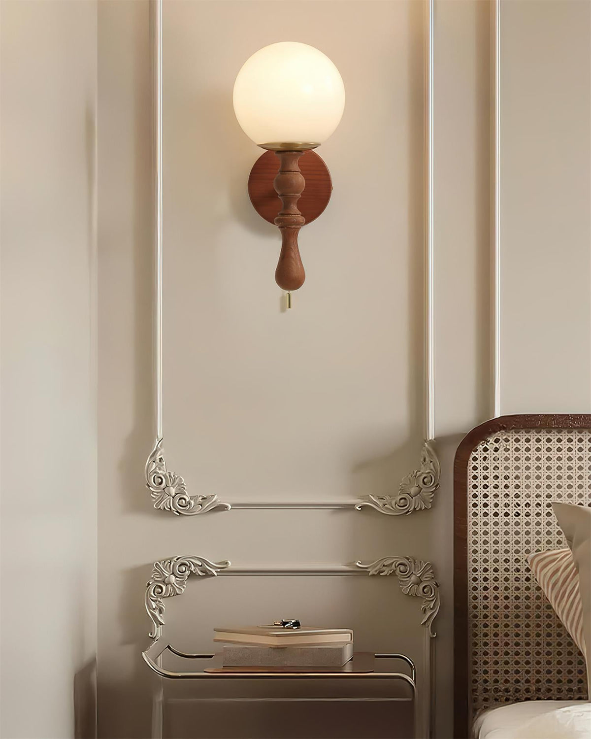 Walnut Wall Lamp